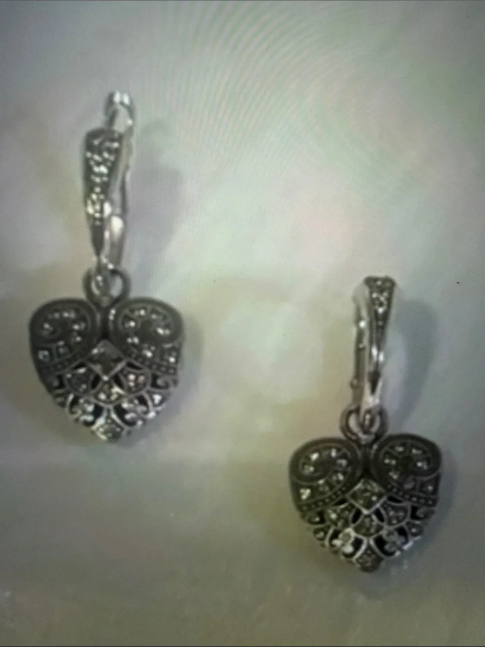 💕Brighton  Mumtaz Large Crystal Heart Convertible Necklace NWOT